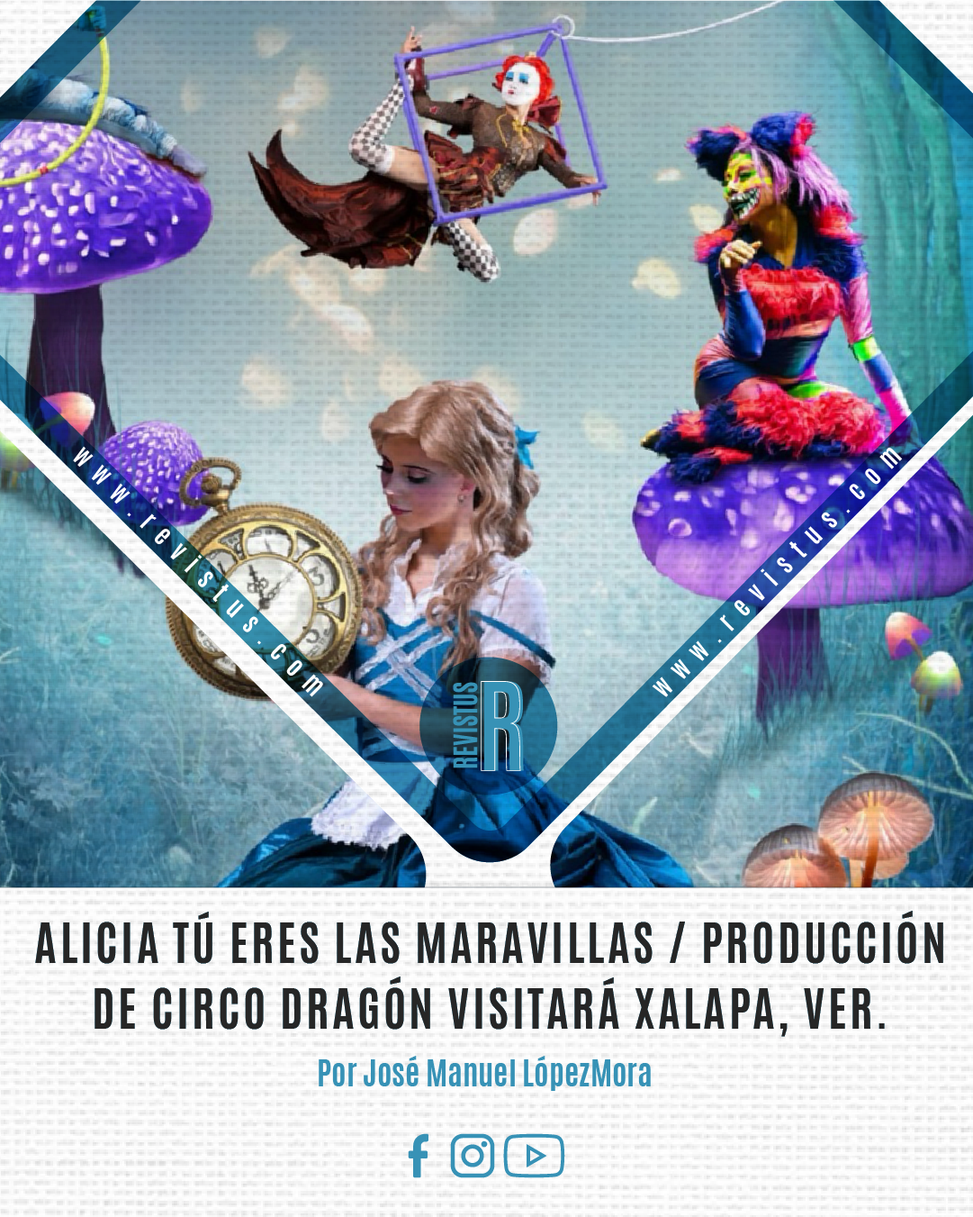 ALICIA TÚ ERES LAS MARAVILLAS / PRODUCCIÓN DE CIRCO DRAGÓN VISITARÁ XALAPA, VER. 